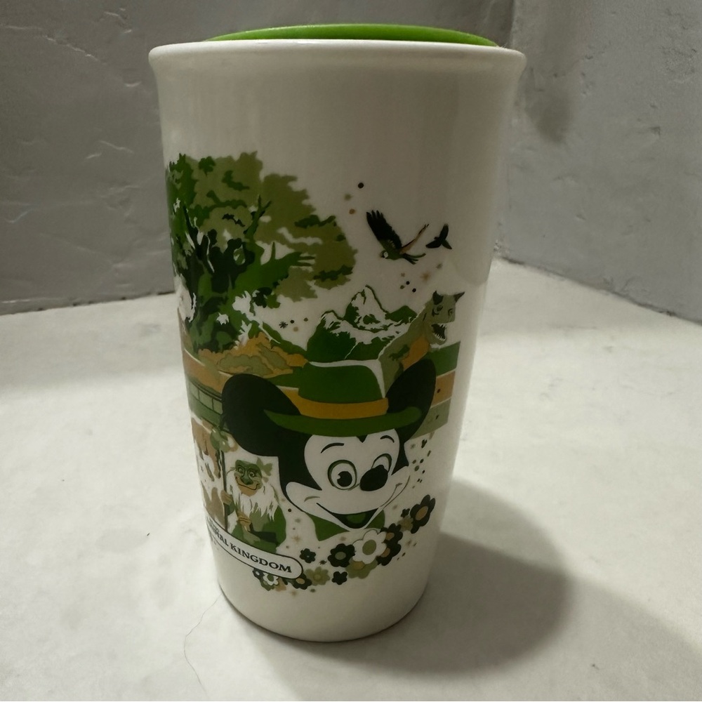 Disney World 50th Anniversary Vault Starbucks Animal Kingdom Ceramic Tumbler